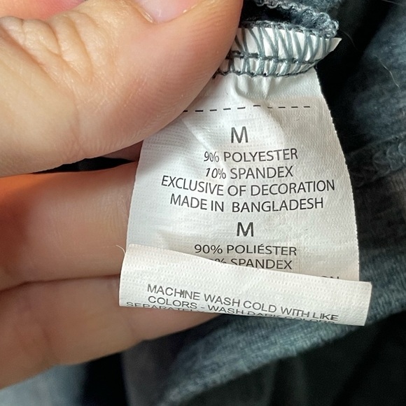 APANA Men’s Grey Cowl Neck Drawstring Athletic Long Sleeve Pullover Sweater Med - Picture 7 of 8